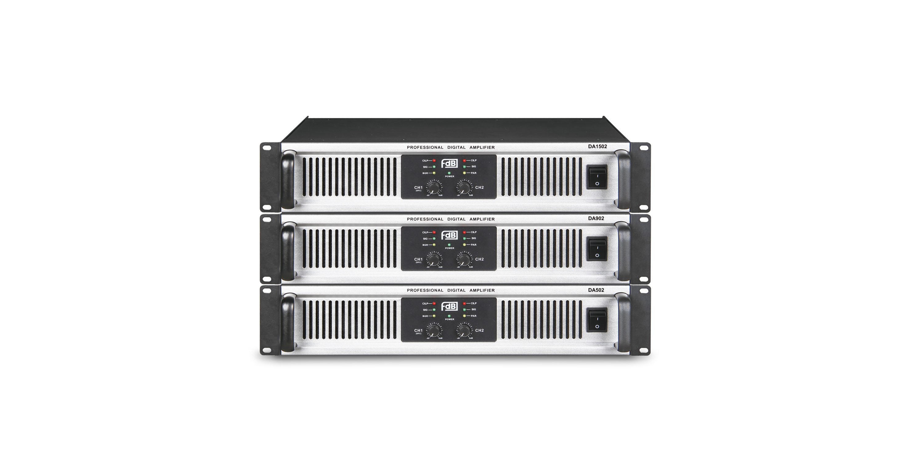 2-Channel Professional Amplifier