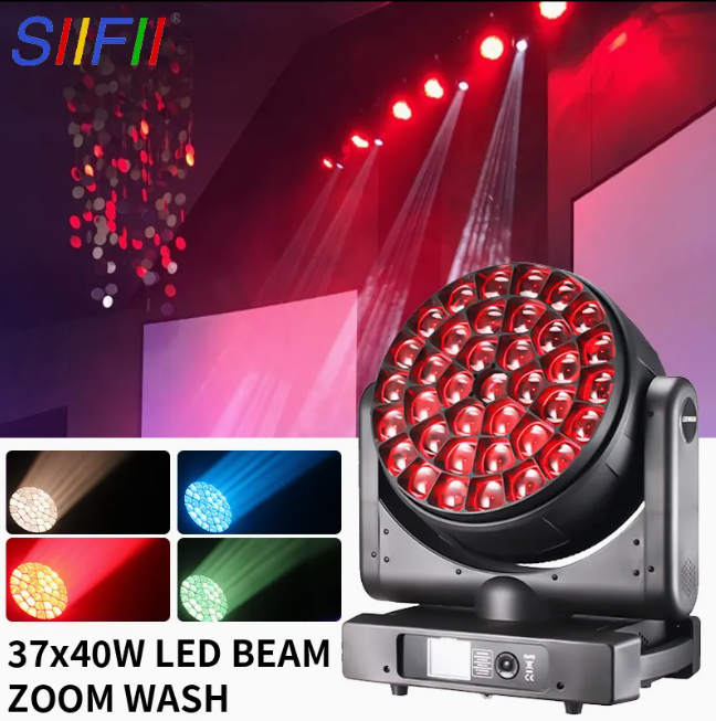37 × 40W RGBW Wash / Beam / Moving Head