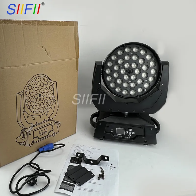 36 X 10W RGBW (4in1) LED Zoom Moving Head 