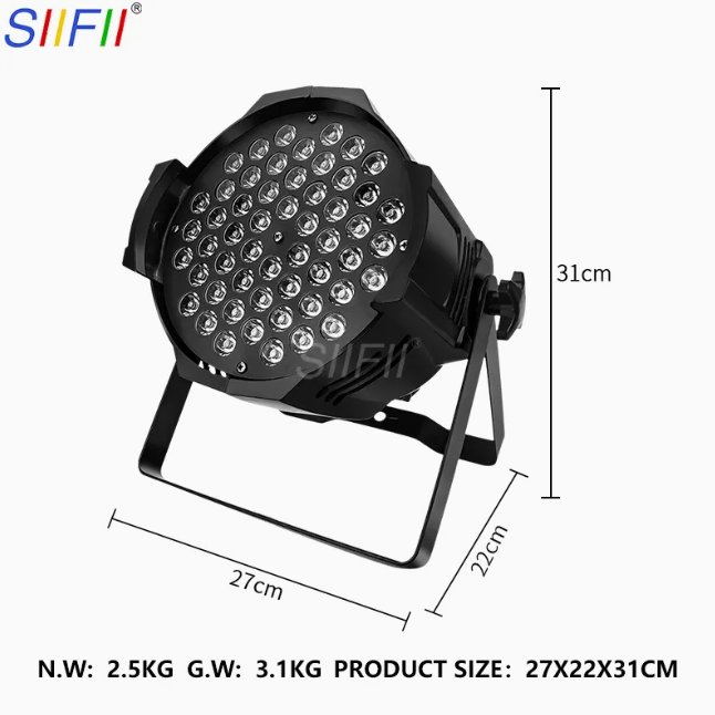 54 x 3 W Led Par